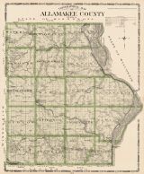 Allamakee County, Iowa State Atlas 1904